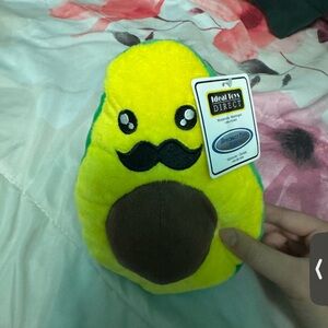 Avocado mustache plush toy